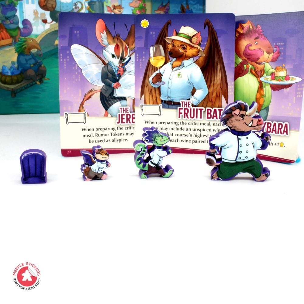 Meeple Sticker Critter Kitchen Base À La Carte Sticker Set