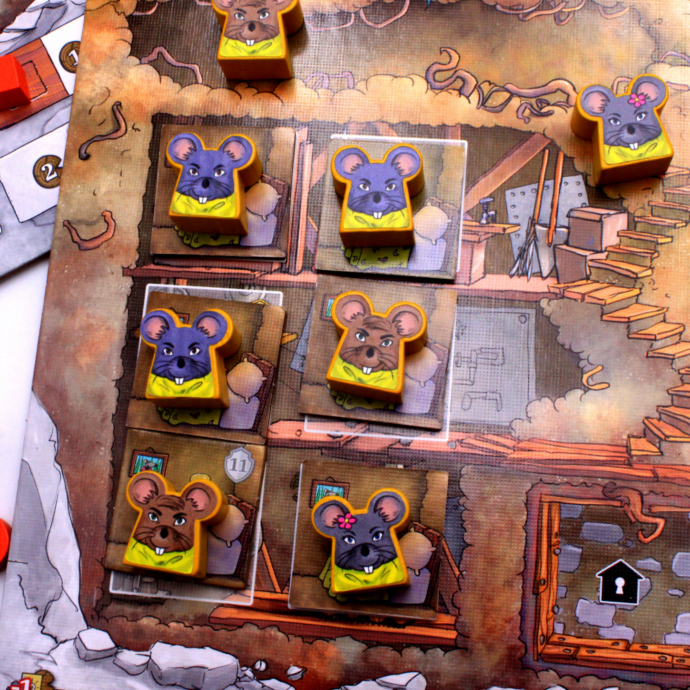 Meeple Sticker Rats of Wistar Sticker Set Ratten beidseitig