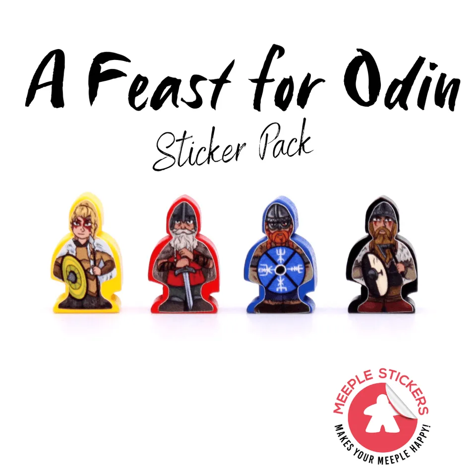 Meeple Sticker Stickers A Feast for Odin Sticker Set
