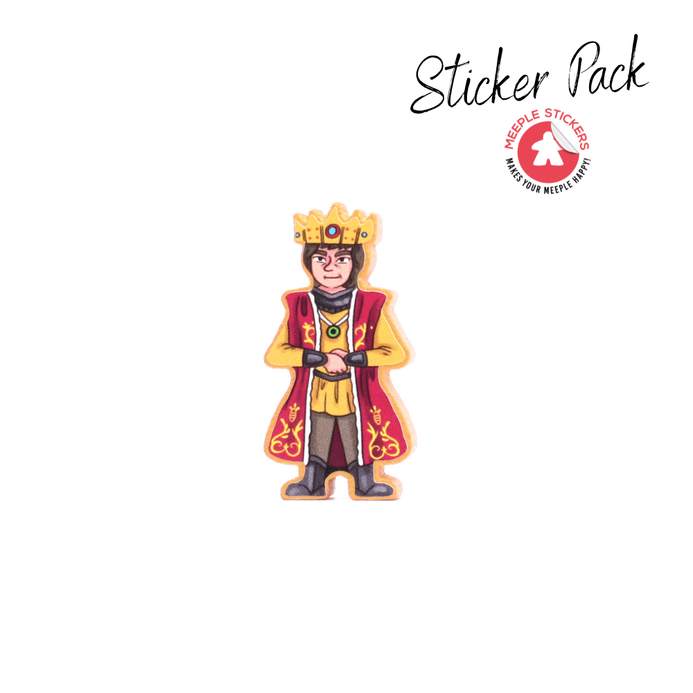 Meeple Sticker El Grande Sticker Set Aufkleber beidseitig
