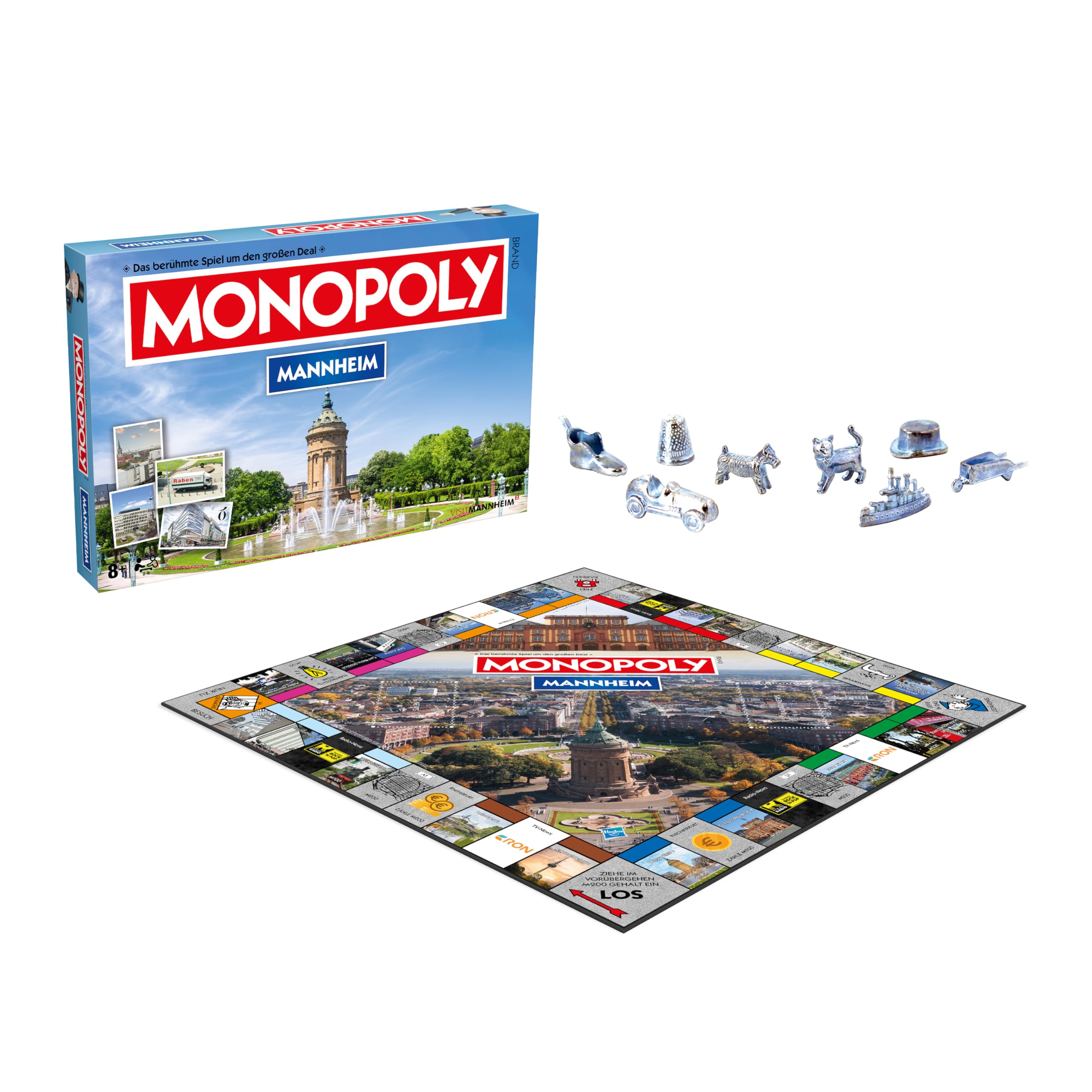 Winning Moves Monopoly Mannheim Edition Brettspiel Deutsch 2-6 Spieler