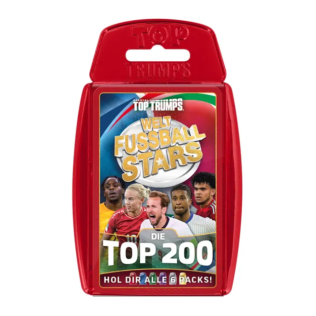 Winning Moves Top Trumps Weltfussballstars Pack 1 Kartenspiel ab 6