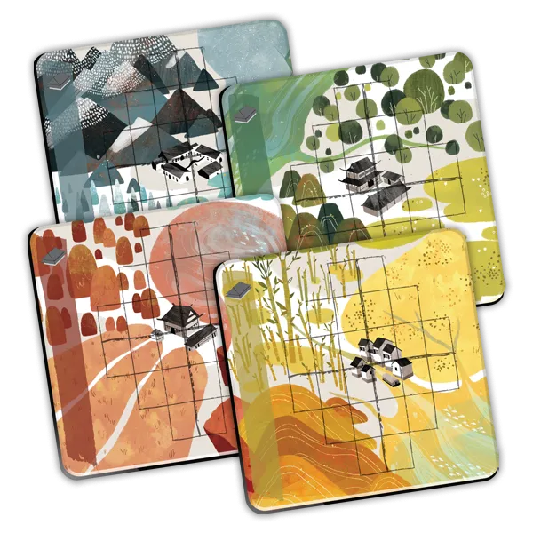 Horrible Dragon Castle Realm Board Playmats Spielmatten 4er Neopren