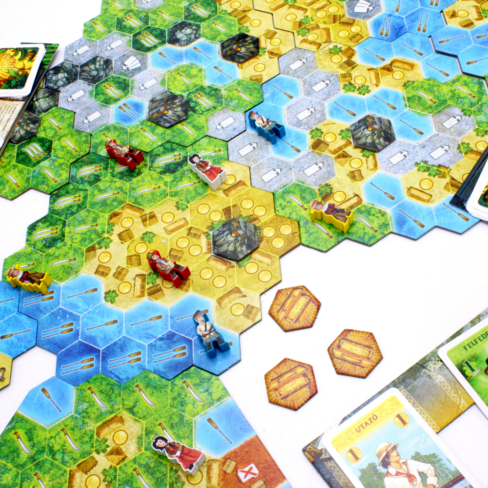 Meeple Sticker Quest for El Dorado Sticker Set beidseitig