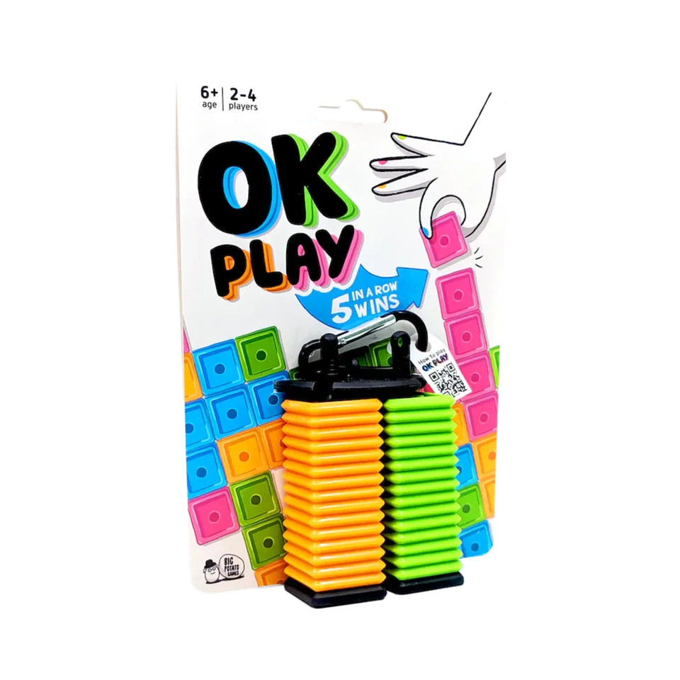 Big Potato Games OK Play 5-in-einer-Reihe Spiel 2-4 Spieler
