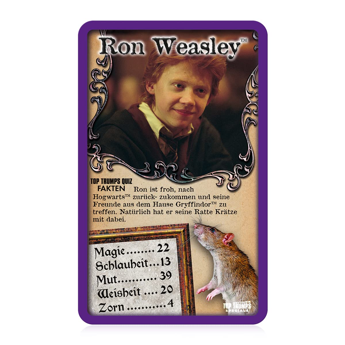 Winning Moves TOP TRUMPS Battle Mat Harry Potter Brettspiel ab 6 Jahren