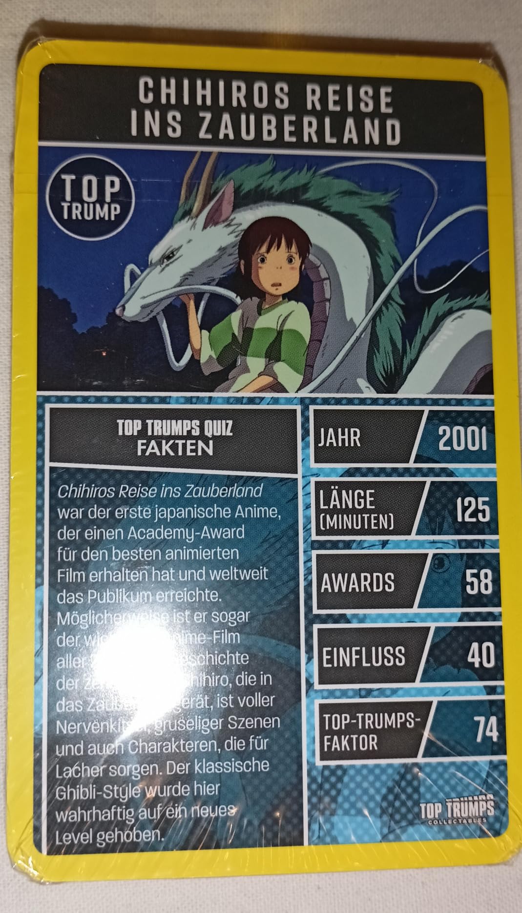 Winning Moves TOP TRUMPS Collectables Anime Kartenspiel ab 6 Jahren