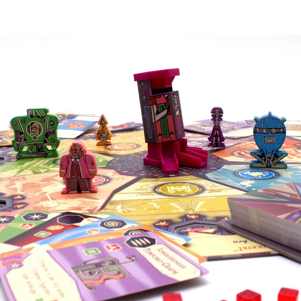 Meeple Sticker The Loop Sticker Set beidseitig Time Agent