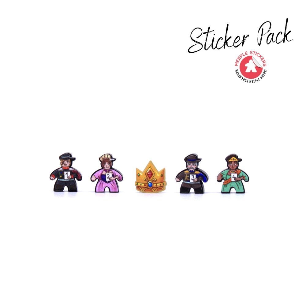 Meeple Stickers Nucleum Court of Progress Sticker Set Aufkleber