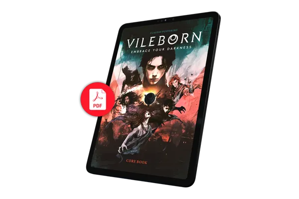 Horrible Vileborn Grundbuch Hardcover Regelbuch mit PDF-Code