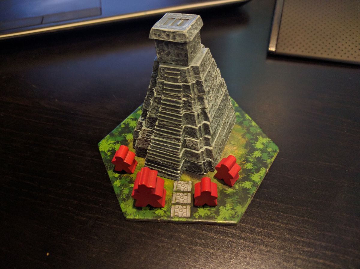 Keep Exploring Tikal Mask Trilogy Brettspiel Neuauflage Resin
