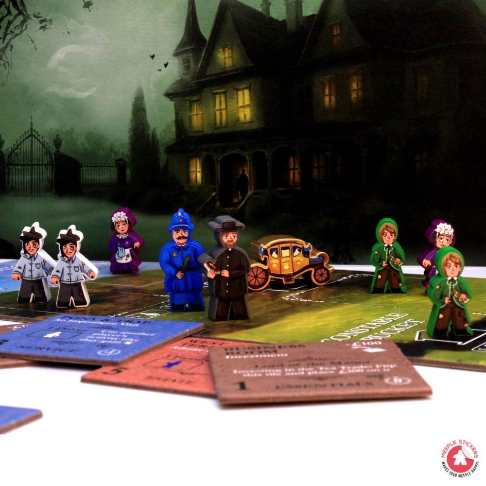 Meeple Sticker Obsession Characters Sticker Set Erweiterung beidseitig