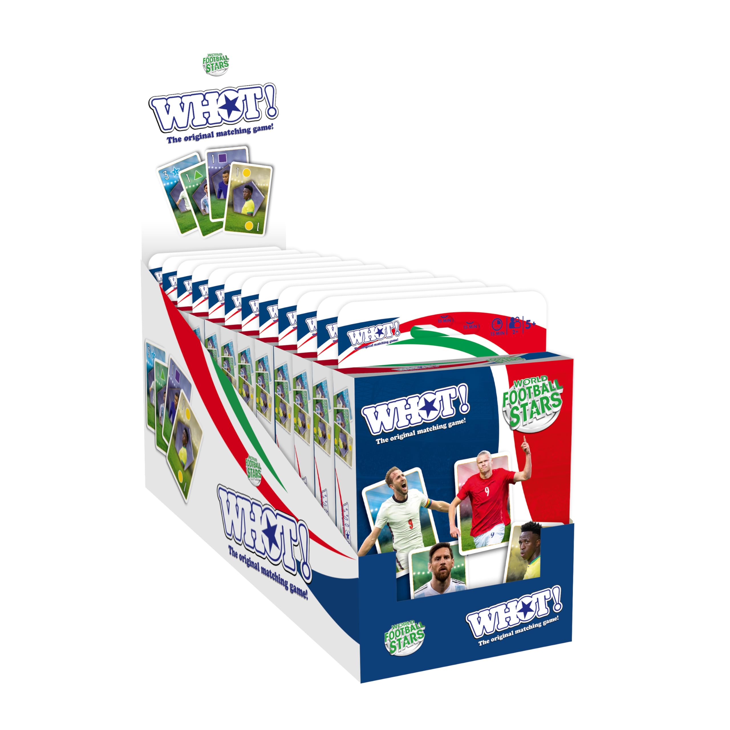 Winning Moves WHOT! Weltfußballstars Kartenspiel Kinder ab 5