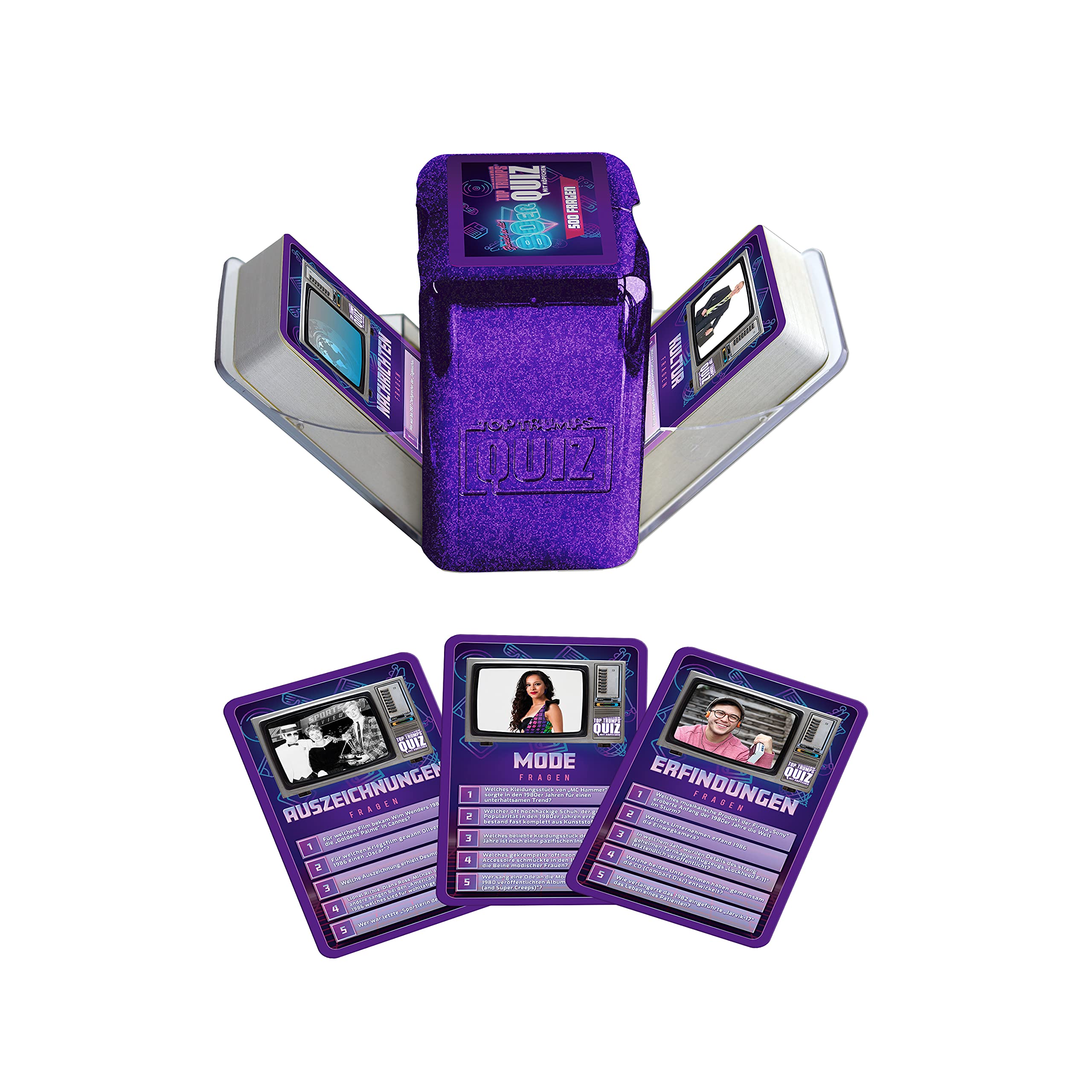 Winning Moves Top Trumps Quiz 80er Edition Kartenspiel 100 Karten