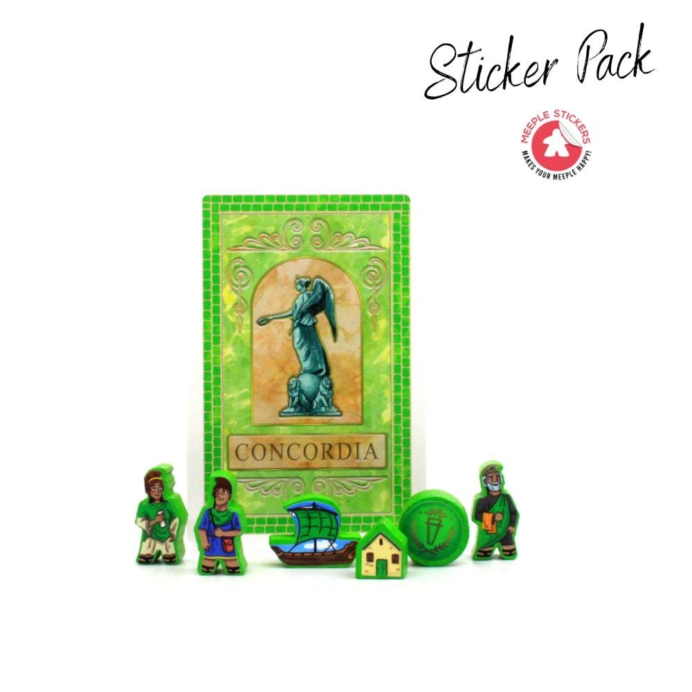 Meeple Sticker Concordia Sticker Set Aufkleber Antike