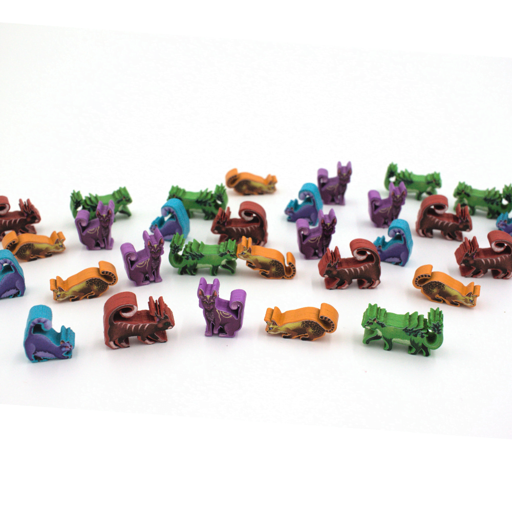 Meeple Sticker Isle of Cats Aufkleber Set Basisspiel