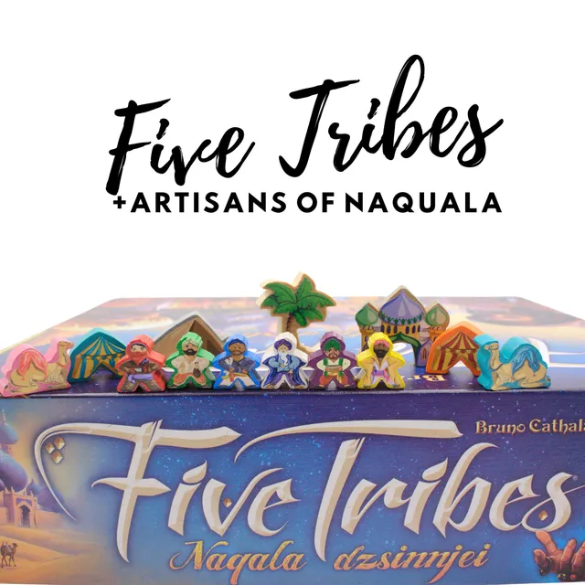 Meeple Sticker Five Tribes Artisans Sticker Set doppelseitig