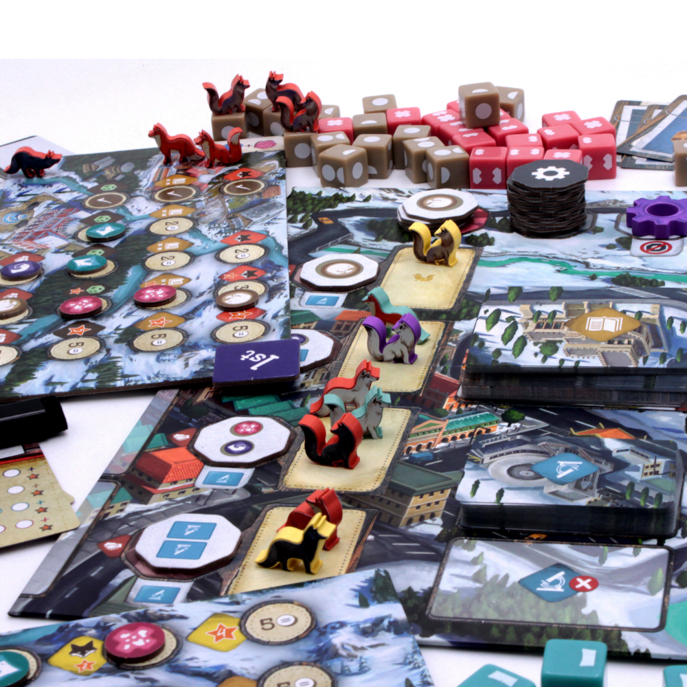 Meeple Sticker The Fox Experiment Sticker Set Füchse