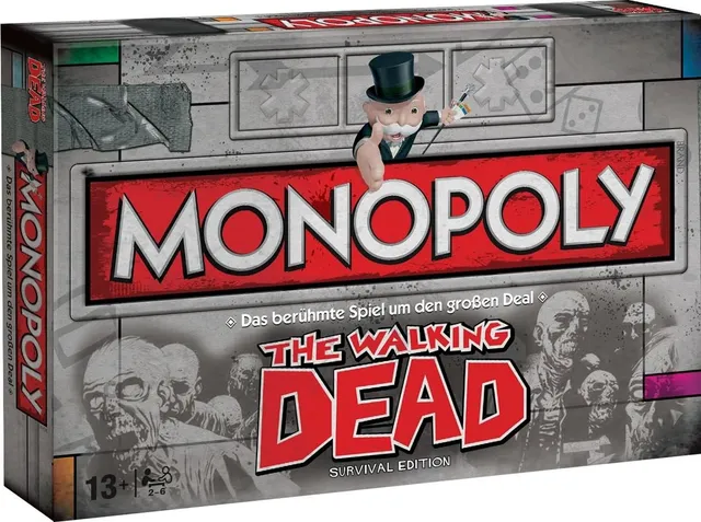 Winning Moves Monopoly The Walking Dead Comic Brettspiel ab 13 Jahren