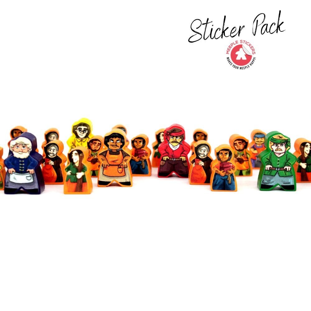 Meeple Sticker Architects Age of Artisans Sticker Set Meeple
