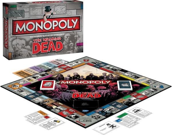 Winning Moves Monopoly The Walking Dead Comic Brettspiel ab 13 Jahren