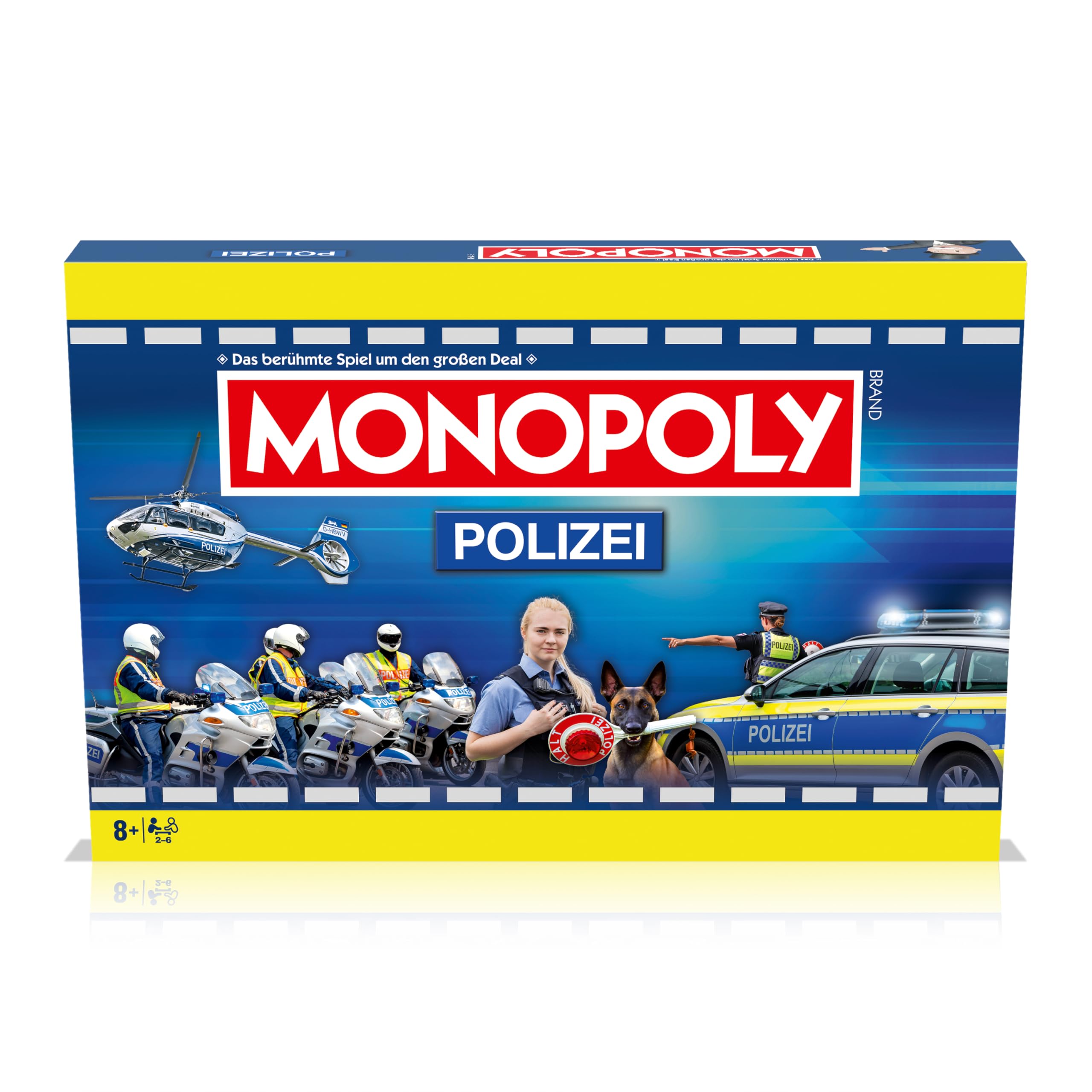 Winning Moves Monopoly Polizei 2.0 Brettspiel 2-6 Spieler