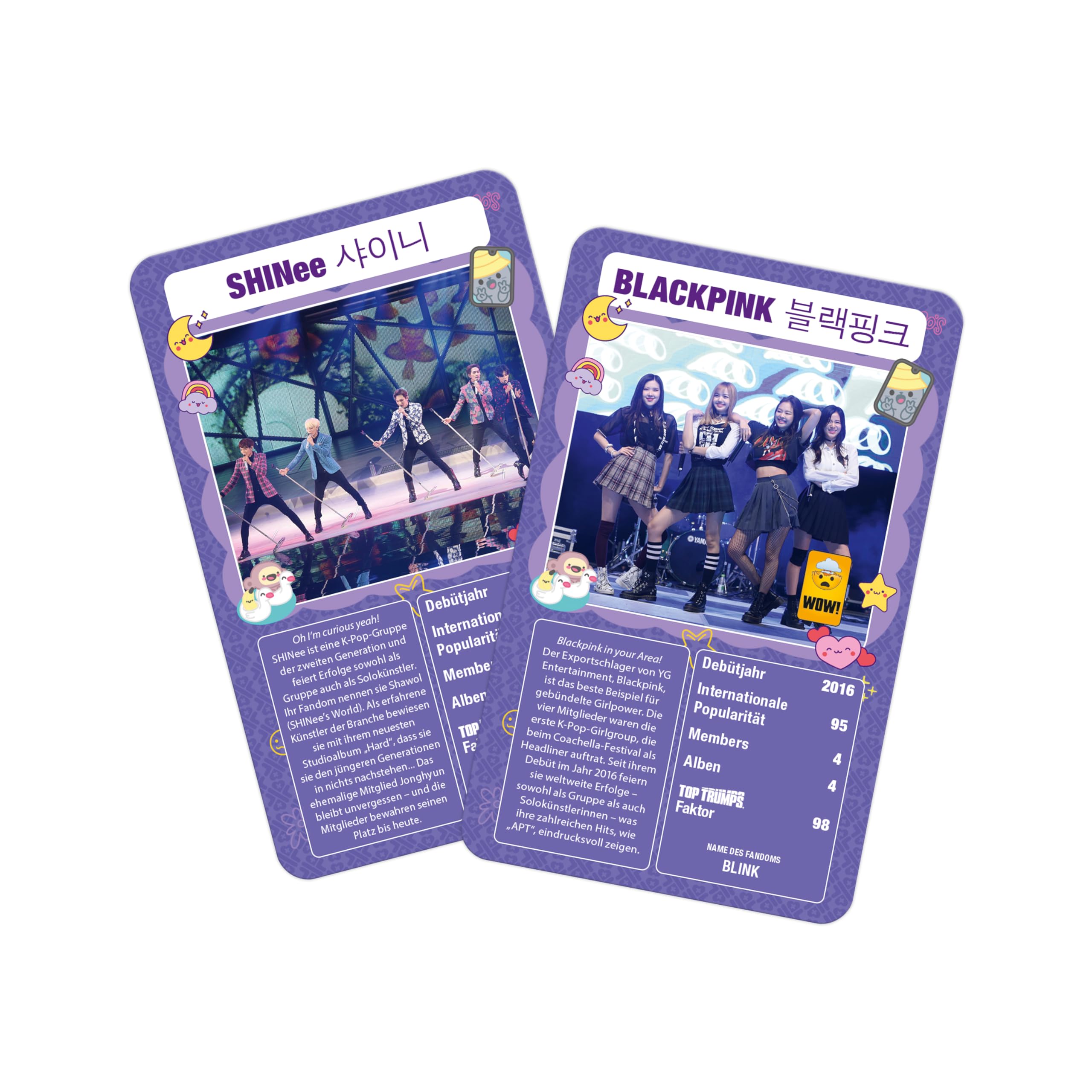 Winning Moves Top Trumps K-Pop Kartenspiel Deutsch BTS Edition