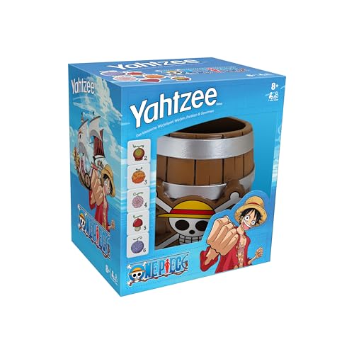 Winning Moves Yahtzee One Piece Edition Würfelspiel Becher