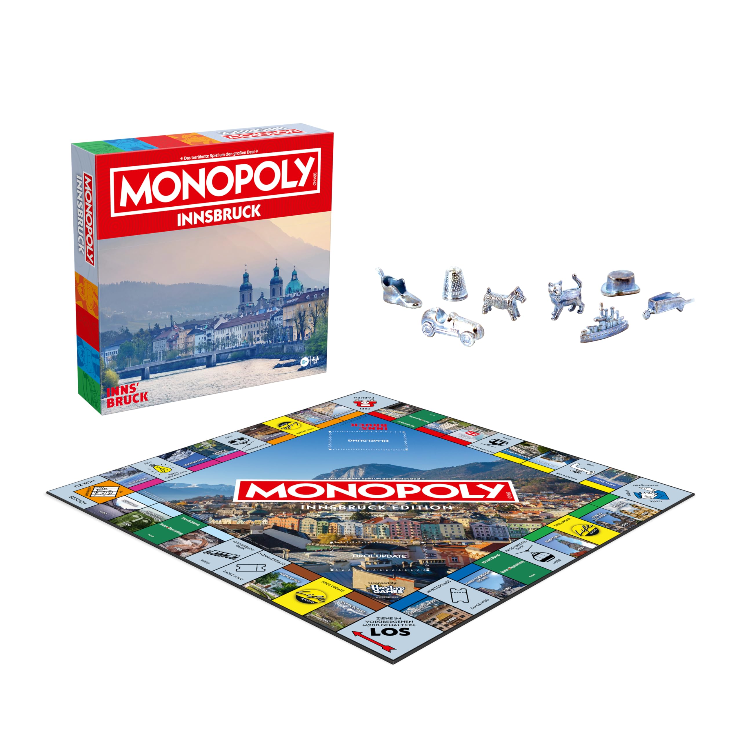 Winning Moves Monopoly Innsbruck Brettspiel 2-6 Spieler Deutsch