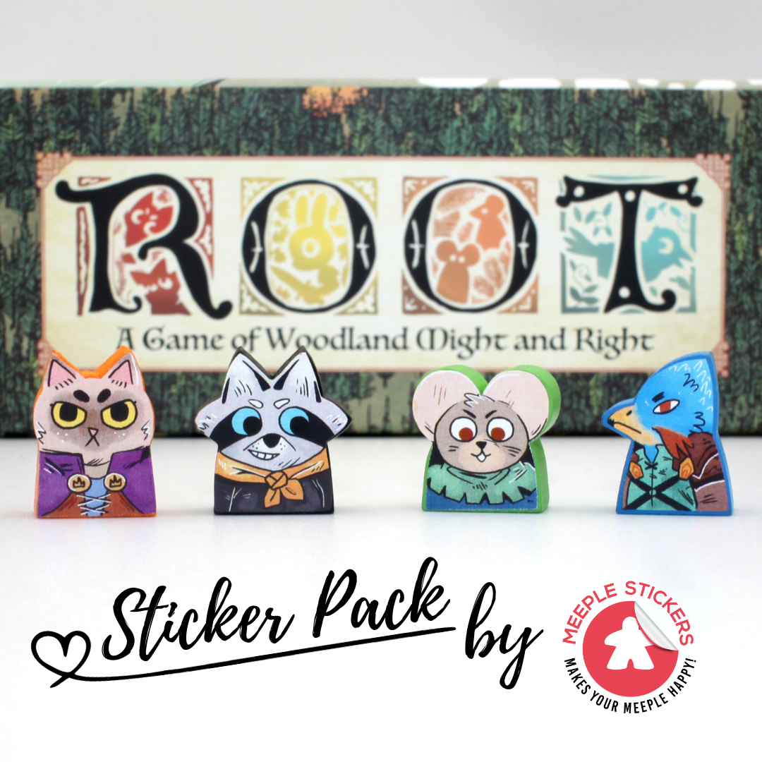 Meeple Sticker Stickers Root Sticker Set beidseitig
