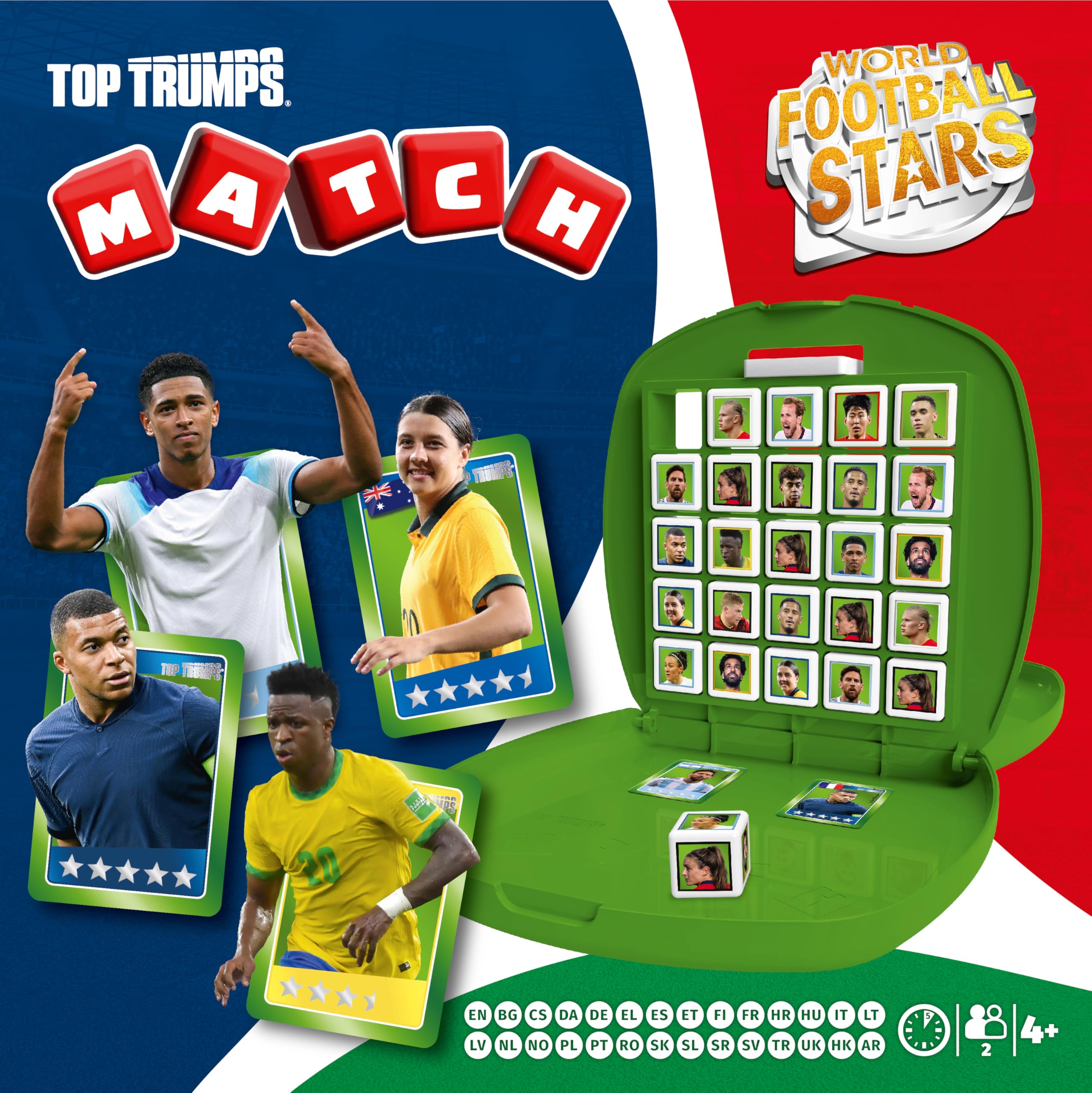 Winning Moves Top Trumps Match Weltfussballstars Würfelspiel