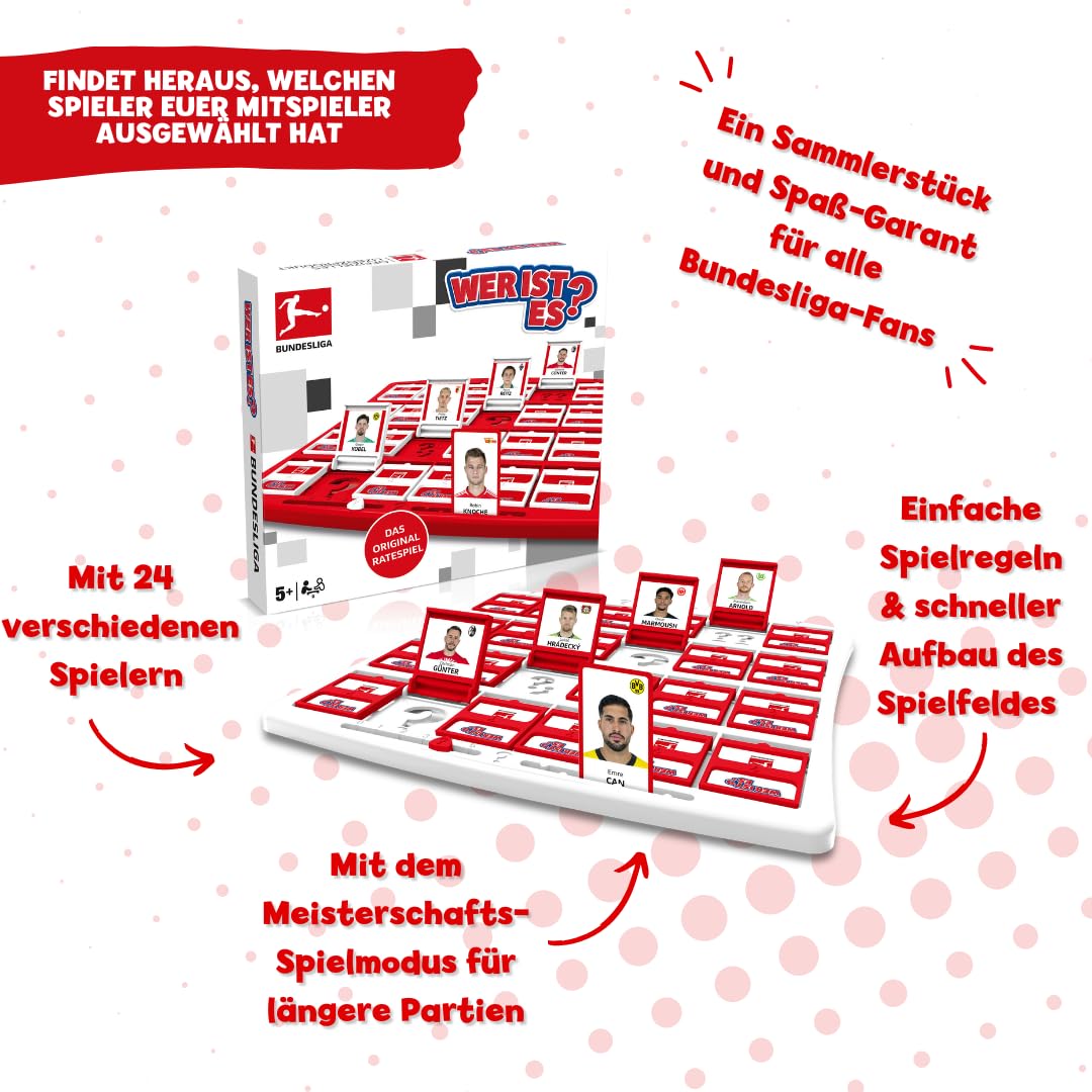 Winning Moves Wer ist es? Bundesliga Brettspiel 2 Spieler ab 5 Jahren