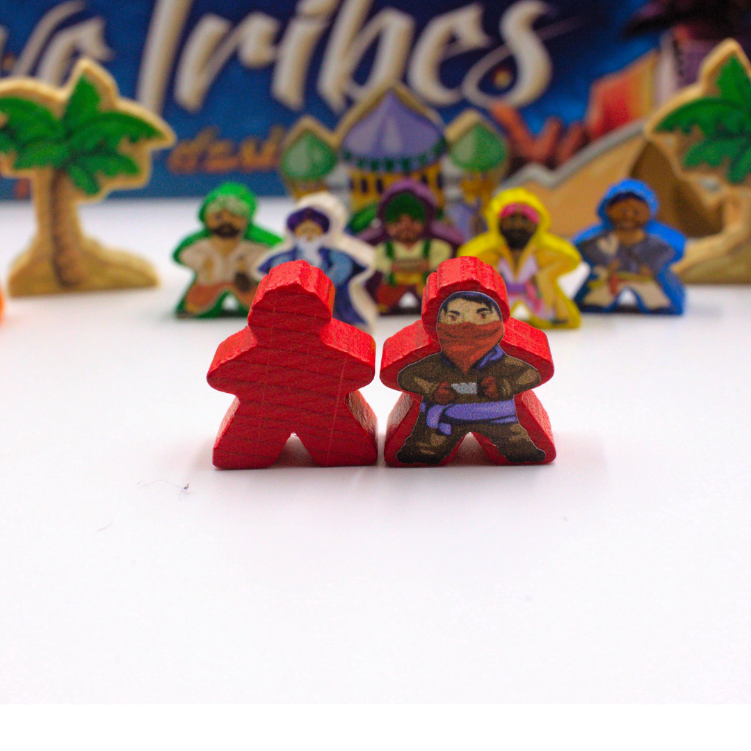 Meeple Sticker Five Tribes Artisans Sticker Set doppelseitig