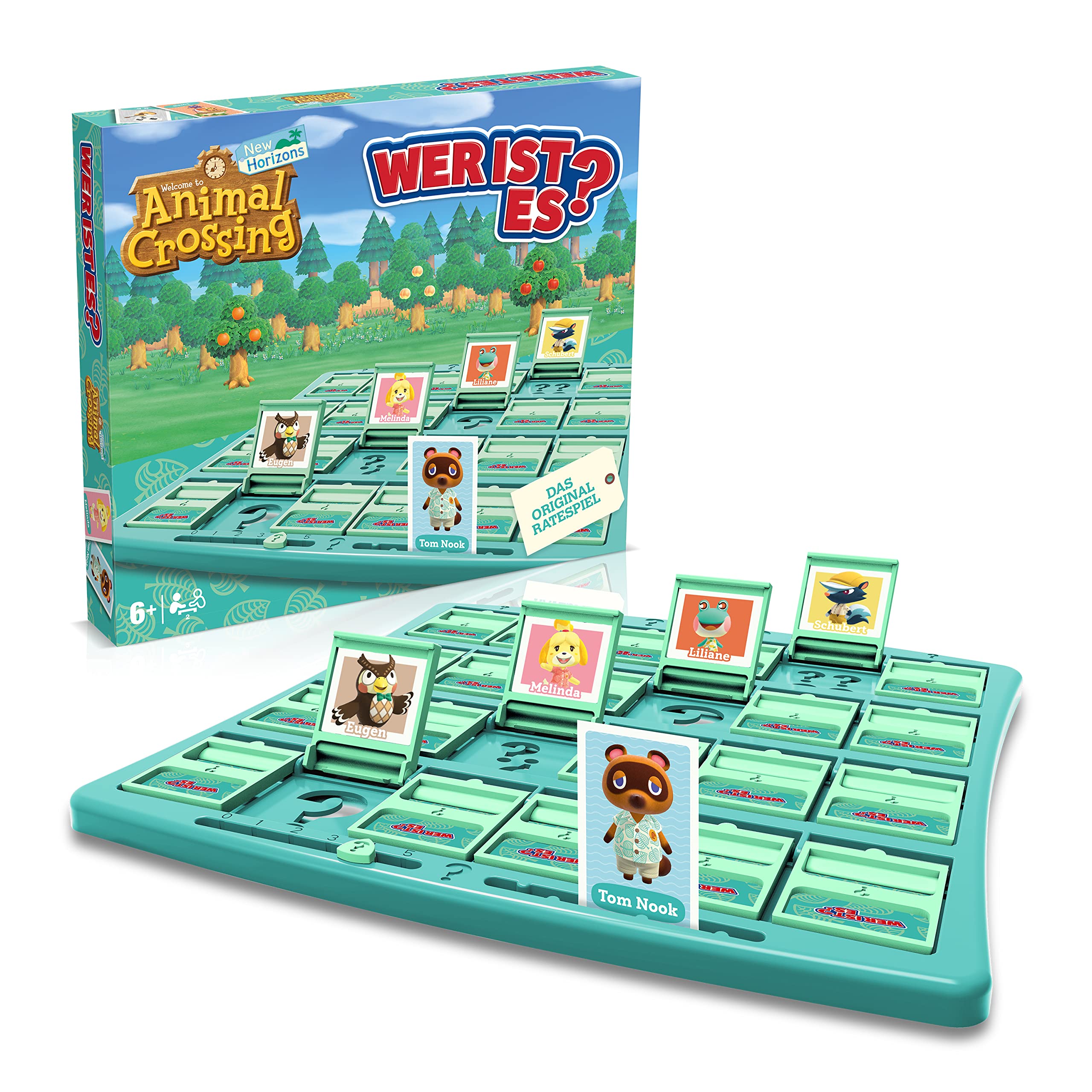 Winning Moves Wer ist es? Animal Crossing Brettspiel 24 Charaktere