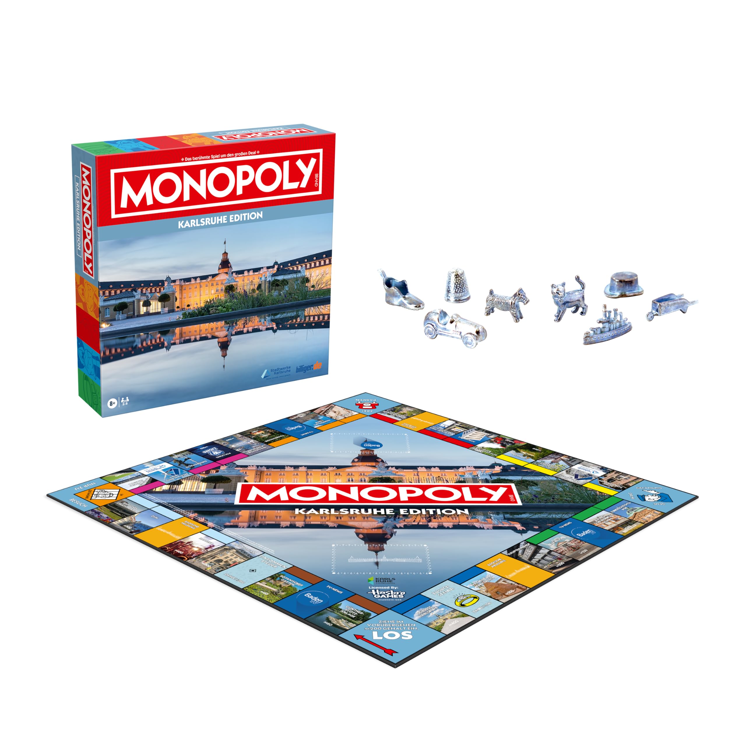 Winning Moves Monopoly Karlsruhe Edition Brettspiel 2-6 Spieler