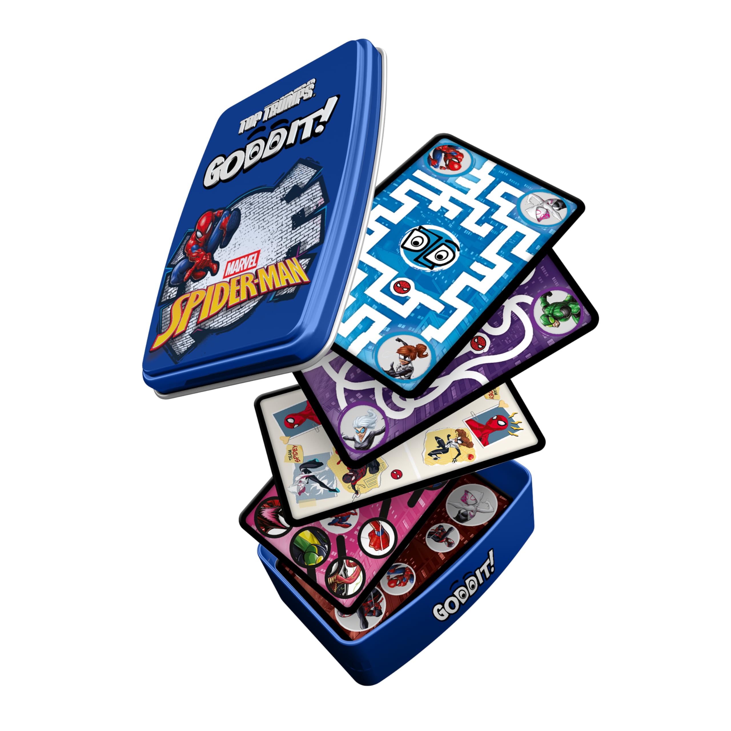 Winning Moves Top Trumps Goddit Spider-Man Kartenspiel 55 Karten