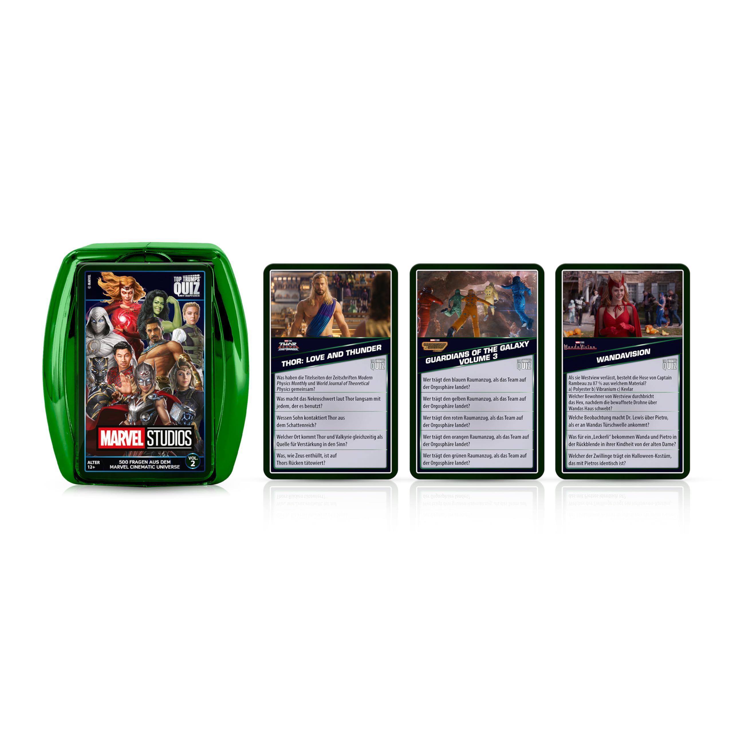 Top Trumps Quiz Marvel Kartenspiel 500 Fragen 100 Karten
