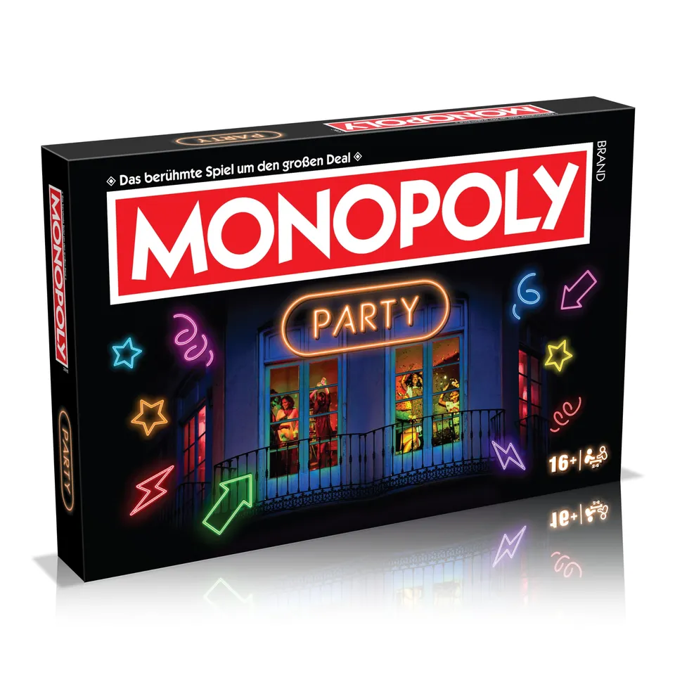 Winning Moves Monopoly Party Edition Brettspiel Deutsch ab 16 Jahren