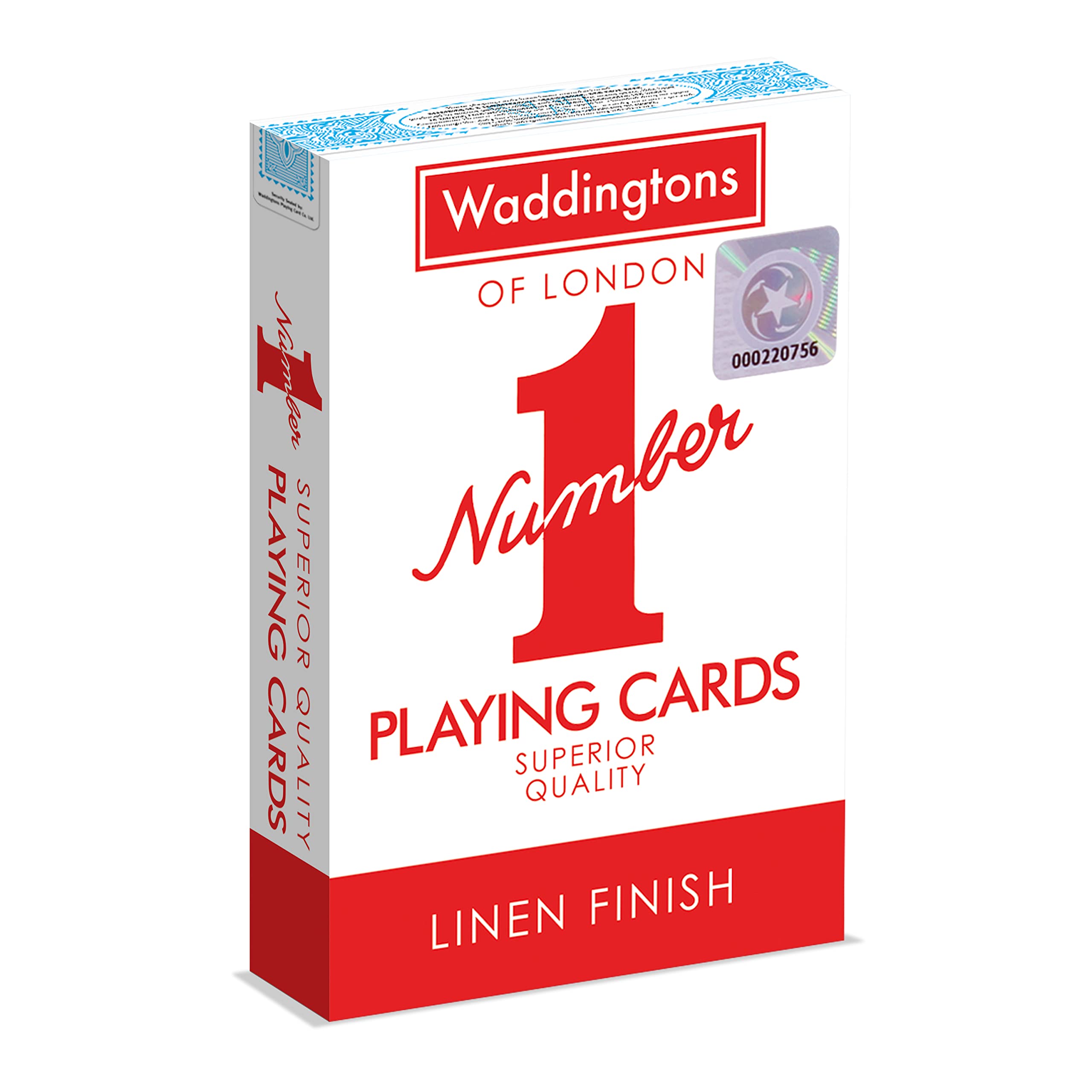 Winning Moves Number 1 Spielkarten Rot & Blau Doppelpack