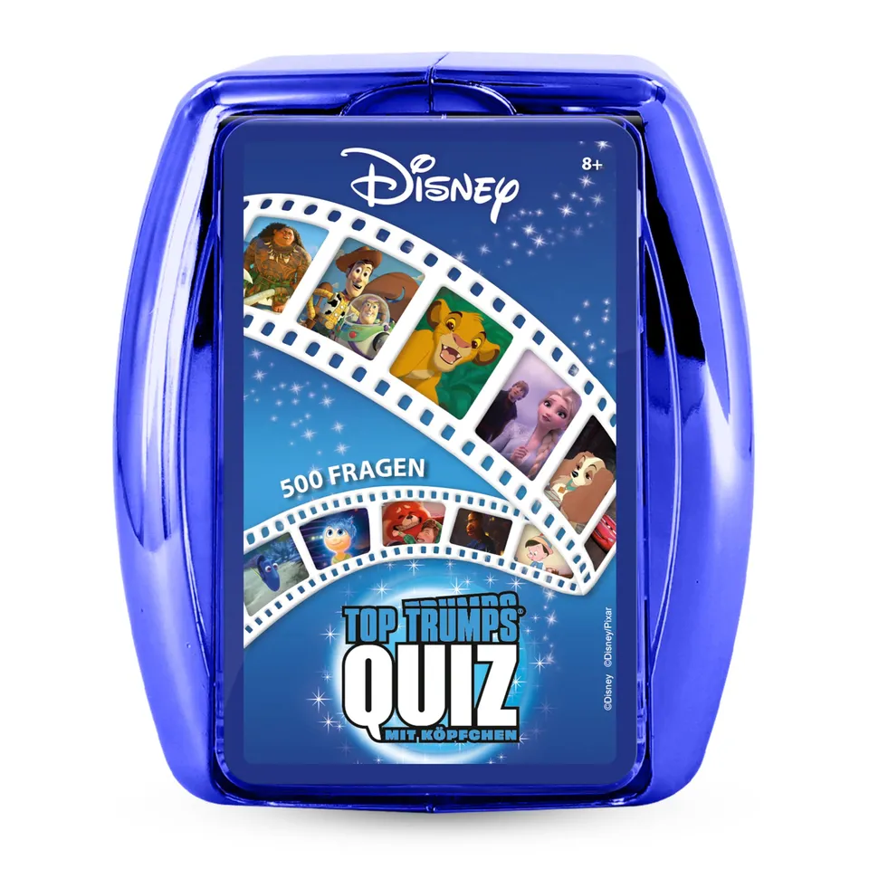 Winning Moves Top Trumps Quiz Disney Kartenspiel Deutsch ab 6
