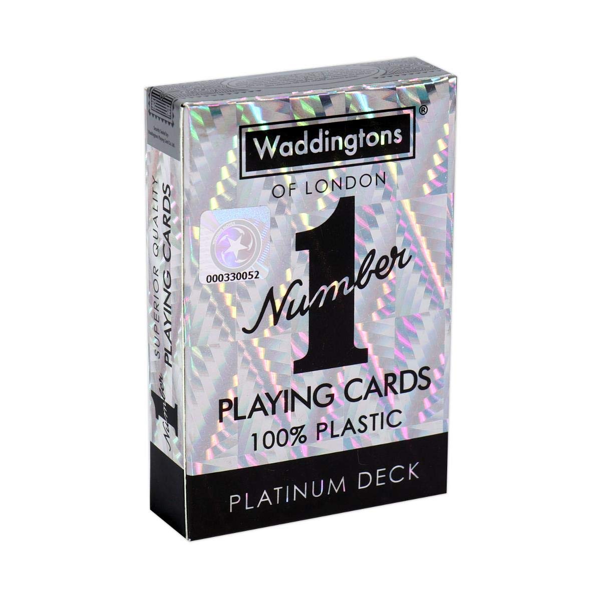 Winning Moves Number 1 Spielkarten Platinum Deck Platin 54 Karten