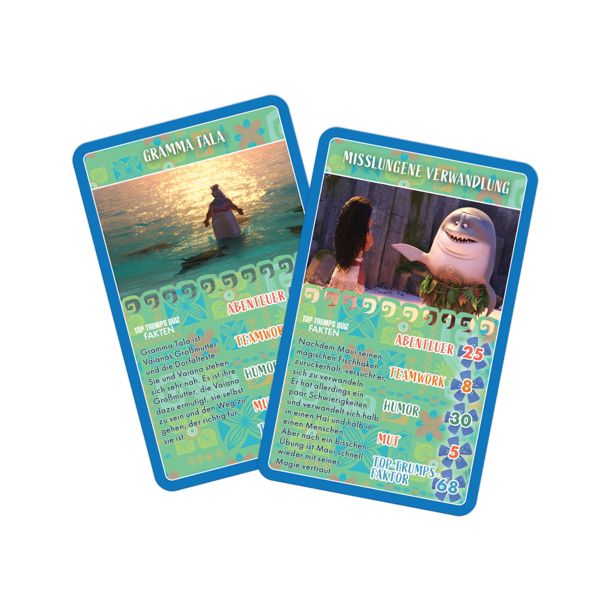 Top Trumps Vaiana Kartenspiel 30 Karten ab 6 Jahren