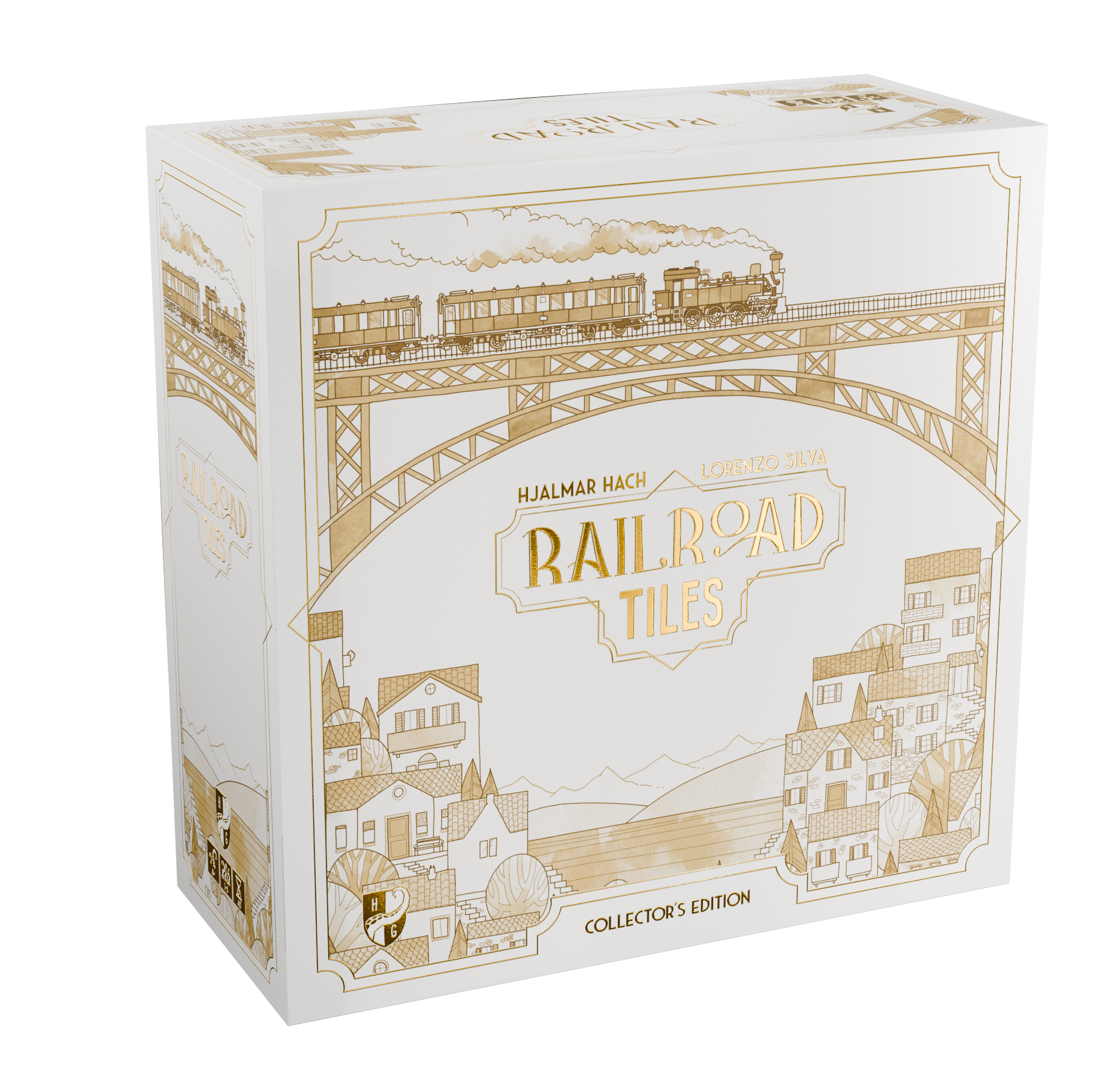 Horrible Railroad Tiles Collector's Brettspiel Big Box 5 Spieler