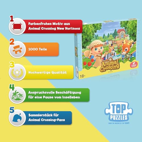Winning Moves Animal Crossing Puzzle 1000 Teile 26,9x35 cm