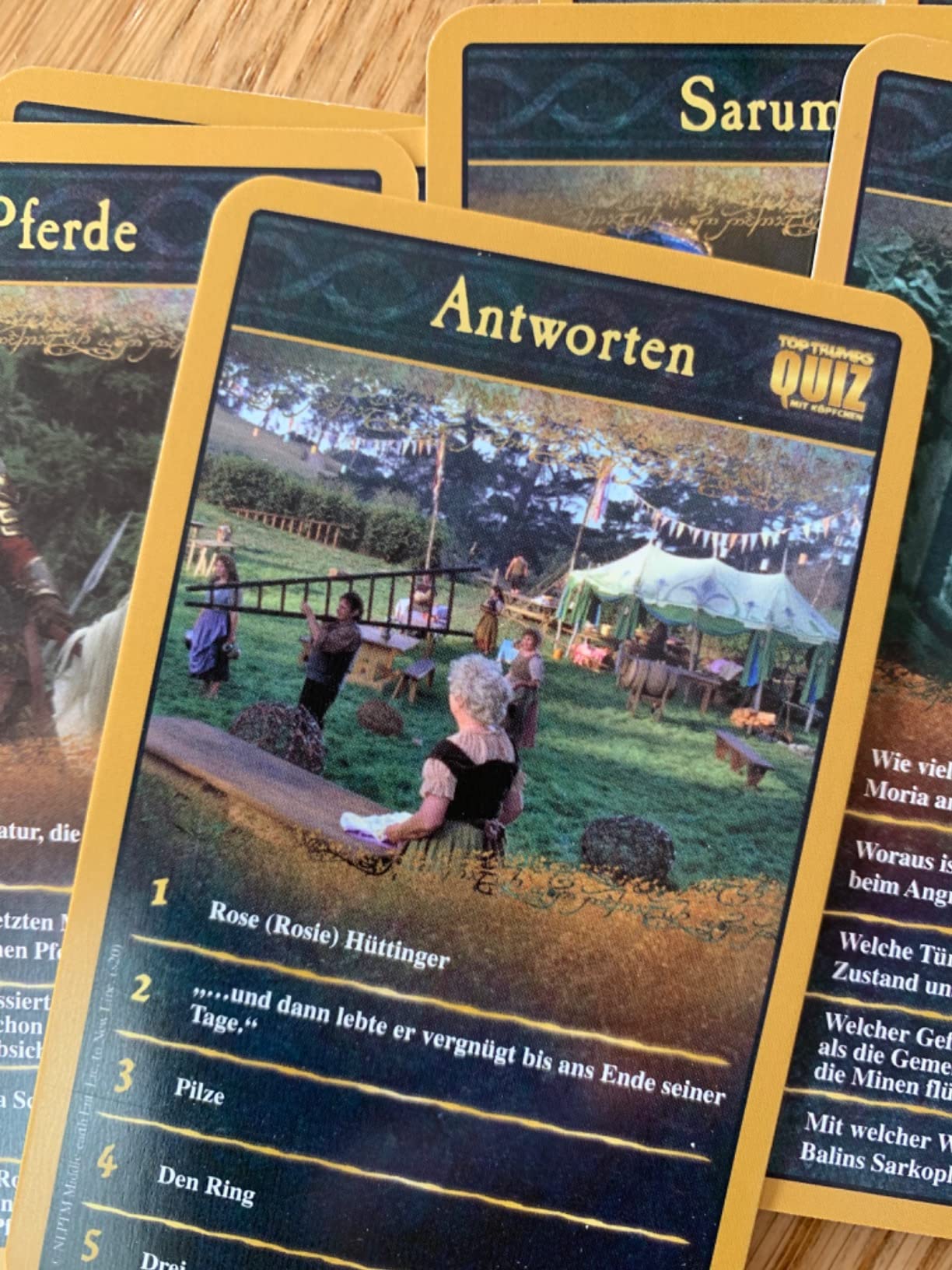 Winning Moves Top Trumps Quiz Herr der Ringe Quizspiel Karten