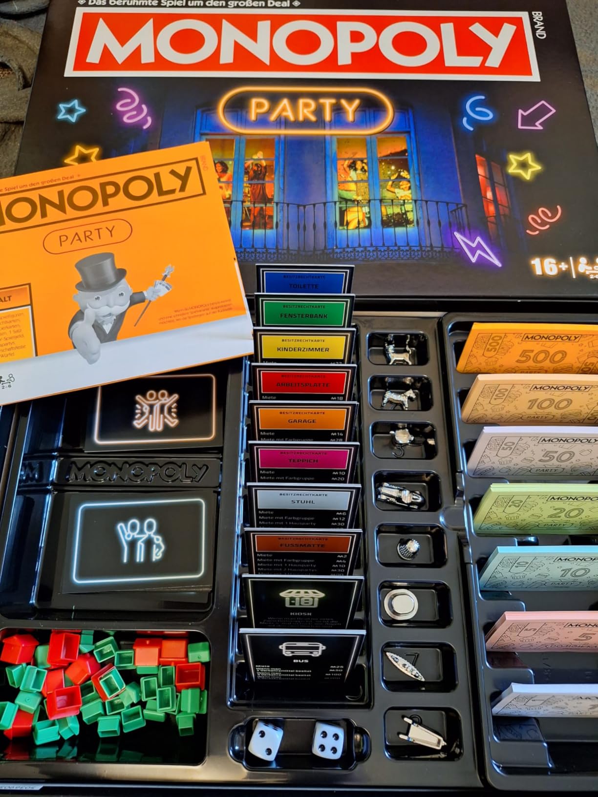 Winning Moves Monopoly Party Edition Brettspiel Deutsch ab 16 Jahren