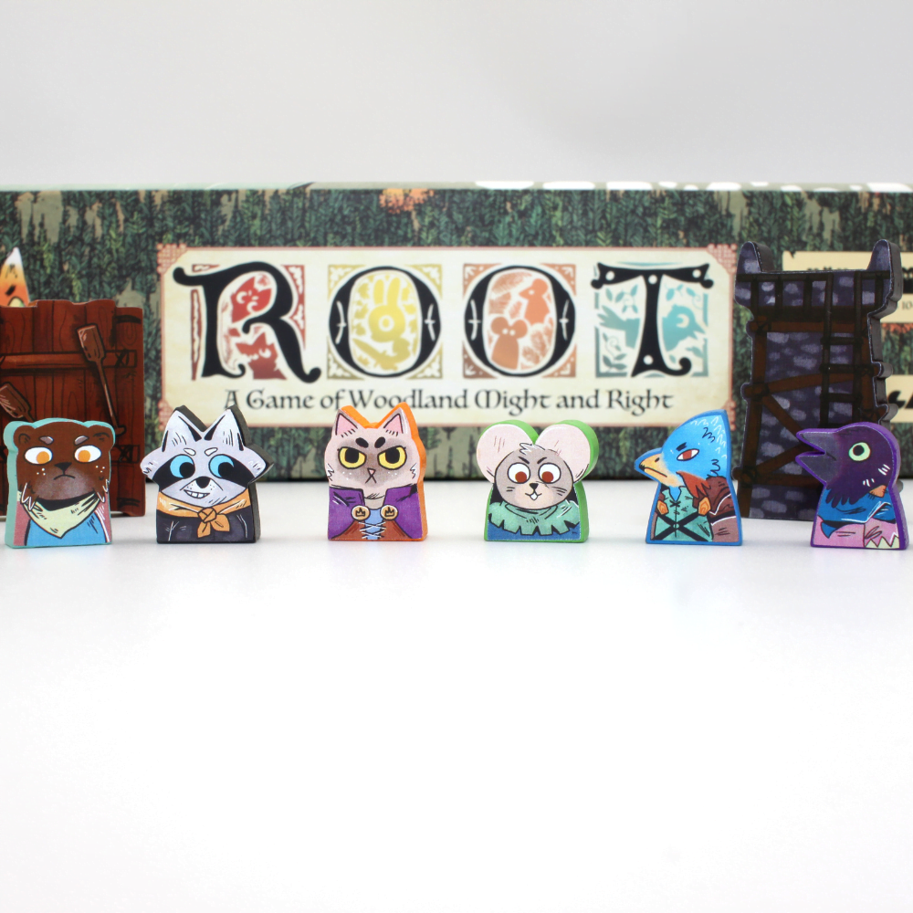 Meeple Sticker Root Underworld Sticker Set Fraktionen