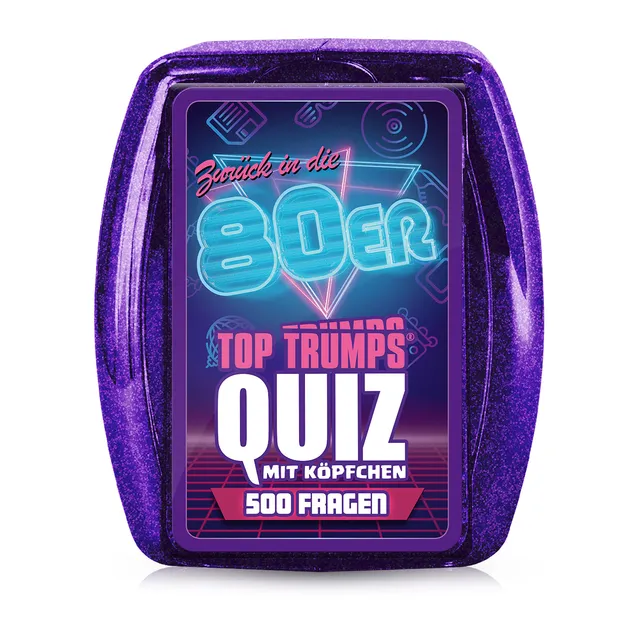 Winning Moves Top Trumps Quiz 80er Edition Kartenspiel 100 Karten