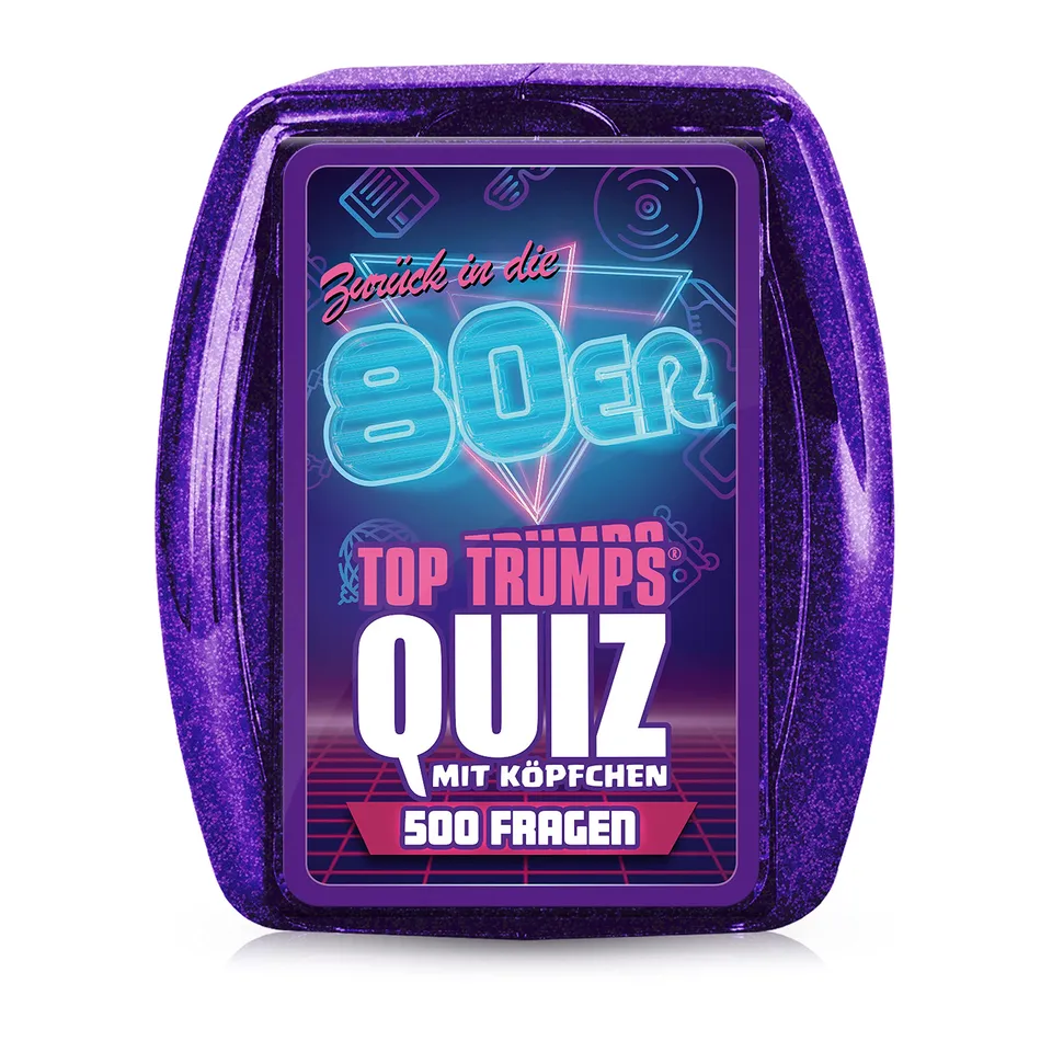 Winning Moves Top Trumps Quiz 80er Edition Kartenspiel 100 Karten