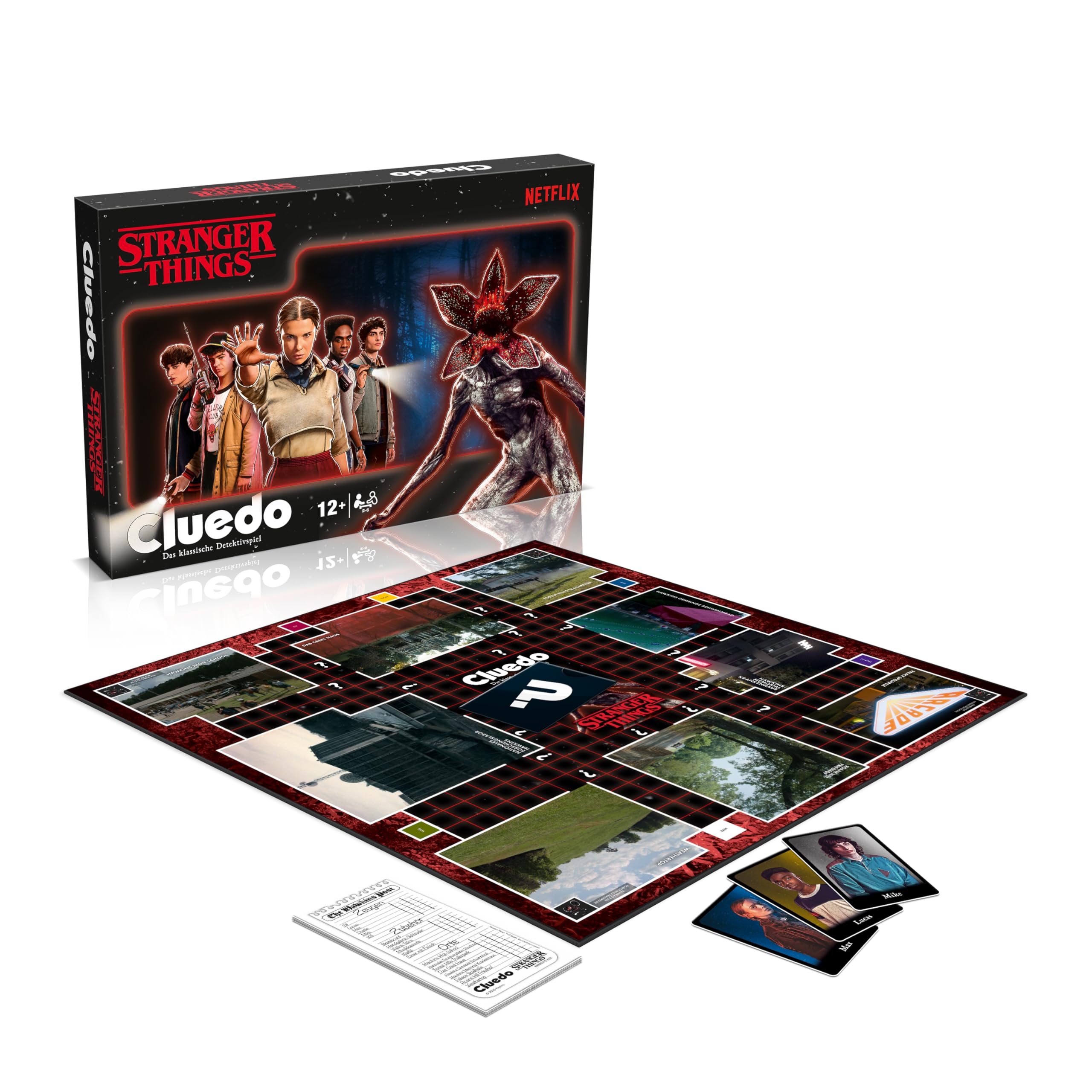 Winning Moves Cluedo Stranger Things Brettspiel 2-6 Spieler